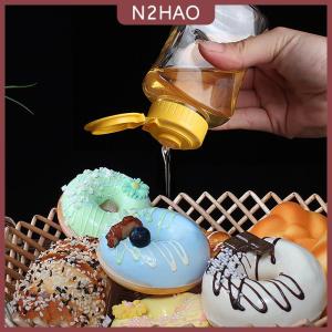 N2HAO  Nhựa mật ong bóp chai gia vị Ketchup máy rút lật cap bơm lại xi-rô lọ leakproof Container có thể ép chai