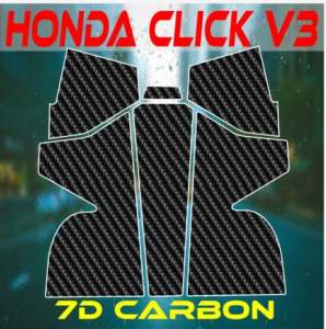 HONDA CLICK VERSION 3 BACK INNER RACK DECALS STICKER