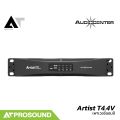 Audiocenter Artist T4.4V เพาเวอร์แอมป์ 4 แชนแนล แอมป์คลาส D 260 วัตต์ที่ 4 โอห์ม มี Hi-Z AT Prosound. 