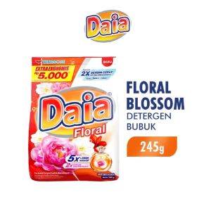 Daia Powder Detergent 245gr - Deterjen Sabun Bubuk Cuci Baju Murah