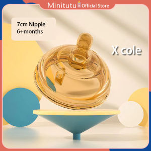 Minitutu COMO TOMO 7CM Wide-Neck silicone Feeding bottle for baby nano-silve anti-flatulence