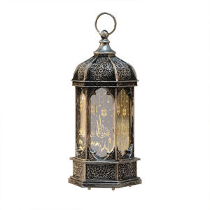 【TaroBall】EID Mubarak LED Lantern Lights Ramadan Ornament Glowing Light Islamic Muslim Party Eid Ramadan Decorations