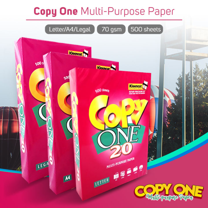 Rcs copy one bond paper short 70gsm 500 sheets lazada ph