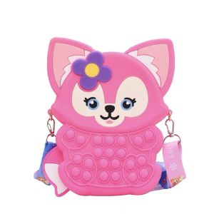 Túi popit đeo chéo size lớn ( đựng vừa điện thoại) hình Linabell dễ thương túi đeo thời trang cho bé _ Tingting