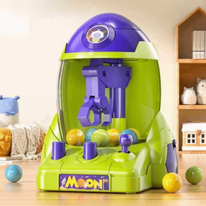 BENYTRO Educational Mini Space Rocket Claw Machine Interactive Portable Ball Grabber Machine Tabletop Game Machine Children Kids Toy