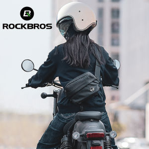 ROCKBROS Túi xe máy Túi PU chống thấm nước Ba lô thể thao ngoài trời Túi đựng xe đạp dung tích lớn