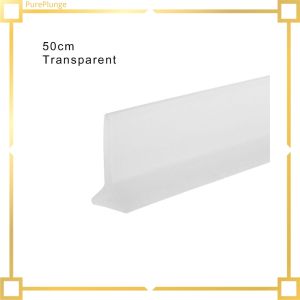 【Worldwide Delivery】 PurePlunge KAREN Non-slip Water Stopper Bathroom Accessories Self-Adhesive Water Retaining Strip Flood Barrier Shower Dam Barrier Bendable Silicone Dry and Wet Separation Shower Dam Door Bottom Sealing Strip/Multicolor