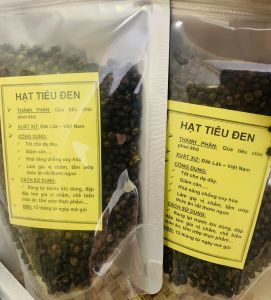 Hạt tiêu (100g) hồ tiêu hạt tiêu sọ hàng loại 1 thơm sạch chất lượng thơm nức mũi