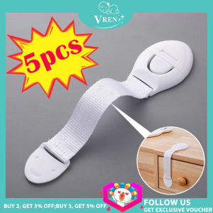 VREN 5 Chiếc Khóa An Toàn Cho Trẻ Em Khóa Tủ Ngăn Kéo Vô Hình An Toàn Cho Bé Khóa Cửa Tủ Quần Áo Trẻ Em