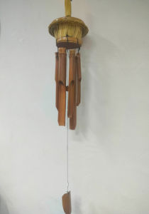 Handmade Bamboo Wind Chime for Home Decor | Soothing Sound Outdoor Wind Bell | Balcony Garden & Indoor Hanging Ornament (1 pc)