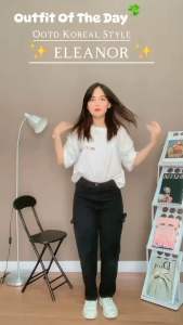 LEONNA - ELEANOR BLOUSE OVERSIZE KATUN WANITA OOTD KOREAN STYLE