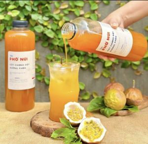 1000 ML Nước Cốt Chanh Dây Đường Phèn  - Tiệm Phố Núi [Siêu Sale Tết]