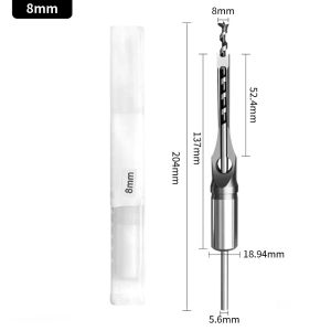 OWNNEW Portable Square Hole Drill Bit 6.4/8/11/12.7/14mm Adapter DIY Square Hole Drill Bit Adapter Easy Installation Drill Jig Bracket