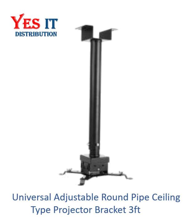 Universal Adjustable Round Pipe Ceiling Type Projector Bracket 3ft | Lazada