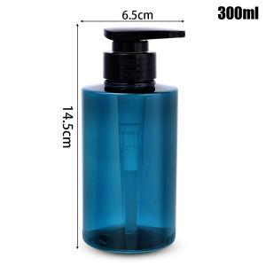 YESPERY 500ml/1000ml Pump Bottle Dispenser Plastic Refillable Bottles Wide Mouth Style Refillable Empty for Travel Shower Soap