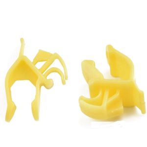 Set 2 Chốt nhựa giữ thanh chống capo (VÀNG) cho xe hơi Ford Ranger Transit đinh tán nhựa móc kẹp mui ô tô
