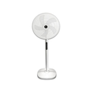 LIJU Household Vertical Electric Fan 16 Inch Household Vertical Electric Fan Quiet Energy-Saving Wide-Angle Oscillating Fan with Strong Wind Power & Button Controls【Buy 1 Take 1】