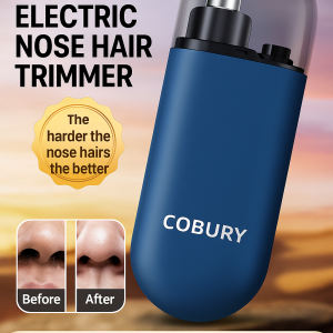 [Never Tweezer Hairs!] German Quality Portable Electric Nose Hair Trimmer Fast Cutting No Tweezer Hairs