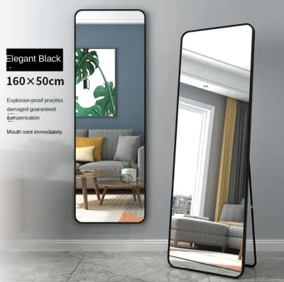 [Delivered in 1 days]Standing Mirror Full length Mirror Floor Mirror Home Bedroom Large Mirror Hanging Wall Hanging Fitting