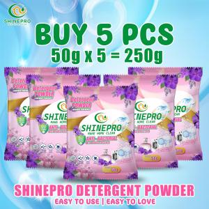 SHINEPRO Laundry Detergent Powerful Decontamination Sachet 50g Hotel Disposable Travel Pack Affordable Wholesale Pack