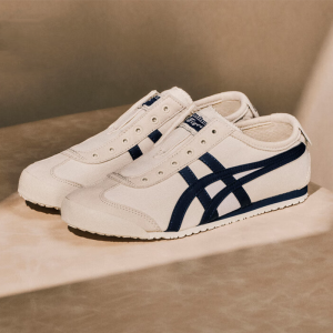 รองเท้าลายเสือดั้งเดิม100% แบบคลาสสิคเม็กซิโก66เหมาะสำหรับทุกเพศรองเท้ากีฬาผ้าใบใส่สบายนุ่มและรองเท้าลำลองสีเบจ/สีดำสีน้ำเงิน