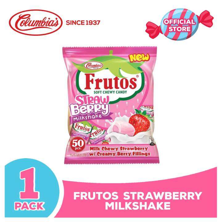 Columbia Candies: Frutos Strawberry Milkshake | Lazada PH