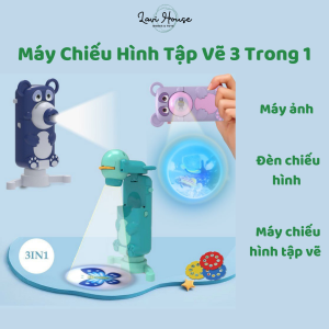 Đèn Pin Chiếu Hình Tập Vẽ Cho Bé Máy Chiếu 48 Hình Giúp Bé Tìm Hiểu Thế Giới Xung Quanh Chất Liệu Nhựa ABS Cao Cấp An Toàn Có Dây Đeo Tiện Lợi Dễ Dàng Thay Pin - Lavi House