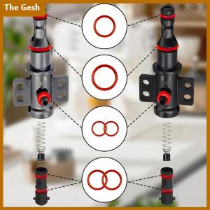 [The Gesh] 15Pcs O-Ring Seal Kit Silicone Gasket For Saeco Coffee Machine Brewing Group Spout Connector Sealing Rings Accessories