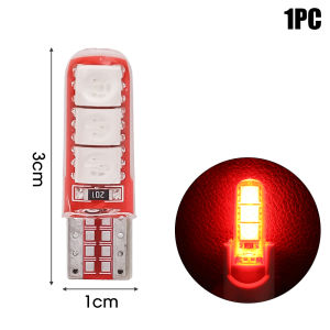 【Moto-Foot Life】Car Led Bulb T10 5050 6smd License Plate Light High Brightness Led Tail Width Light