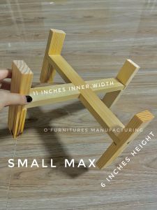 OFMFG WOODEN PLANT STAND FOR BIG POTS  11 INCHES INNER WIDTH LARGE PLANT POT HOLDER INDOOR OUTDOOR