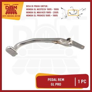 Pedal Rem GL Pro 2005 (TOKAIDO) Tuas Pijakan Rim Belakang Injakan Kaki Bawah Honda GL Max Cdi Neotec