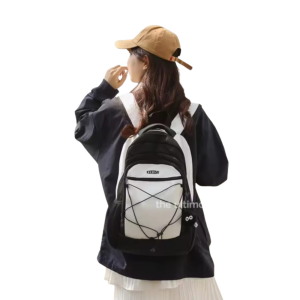 ARMELIA SHOP Tas Ransel Pelajar Kapasitas Besar Tas Bahu Ganda Nilon Tas Sekolah