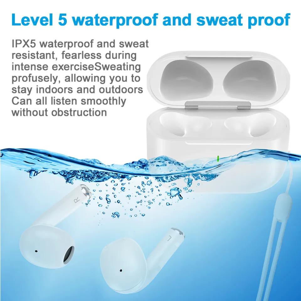 Goojodoq Earphone bluetooth TWS-A6 pro Earphone Nirkabel Headset