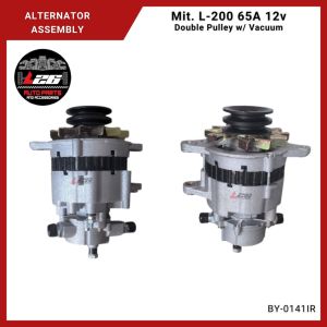 Alternator Assembly for Mitsubishi L-200 L200 12V 65AMP Double Pulley with Vacuum BY-0141IR