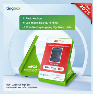 Loa Tingbox đọc thông báo chuyển khoản thanh toán QR Code thành công tích hợp tất cả các ngân hàng free phí duy trì miễn phí mọi giao dịch