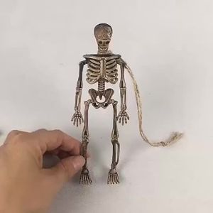PRESTONSkeletonModelPartySupplyHalloweenFlexibleAnatomyBoneLearnAidArtSketchSkeletonOrnament