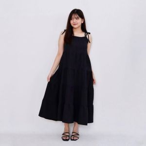 Dress Sachie Maxi Dress / Dress Wanita Anggun Korean Style
