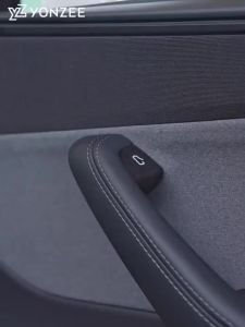 For Tesla Highland Model 3 Juniper Model Y Suede Door Button Cover 2025 2026 Interior Trim Protector Anti-Scratch Accessories Zero zero