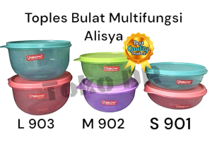 Toples Bulat Multifungsi/Seal ware bowl Alisya SW901 - 902 - 903 / GBUplast / Plastik