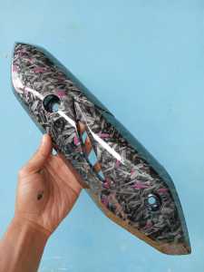 Cover Tutup Knalpot Beat Esp Dan Beat Fi Full Carbon Forget Beat 2015 // Bisa Cod