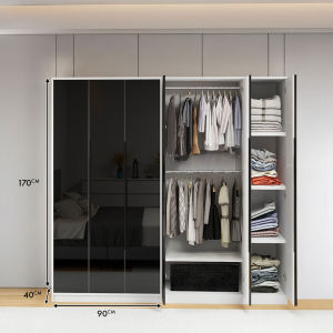 [FREE SHIPPING] KENZZO [200CM] 2/3 Door High Gloss Wooden Wardrobe / 2 Door wardrobe / 3 Door wardrobe / Clothes Storage / Almari Baju Murah / Wardrobe / 衣橱/ Almari Murah / Almari Kayu / High Gloss Wooden Wardrobe