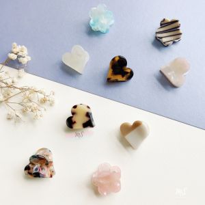 [SG] Korean style Marble Acetate Small Claw (2.5cm) / Medium Claw (4-5cm) Fashion Jewelry Hair Accessories Ready Stock
