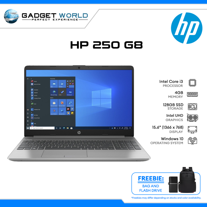 HP Laptop i3-1005G1 250 G8 HD Intel Core i3 4GB RAM/128GB