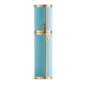 DITIPOO Hương thơm Chai nước hoa chứa đáy Sang trọng Nhôm Bình xịt da thật 5ml Mini Nước hoa dưỡng ẩm Máy phun nước hoa Du lịch