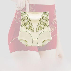 『Brelira』High Waist Tummy Control Shapewear Seamless Lace Panties Tummy Control Butt Lift Breathable Underwear