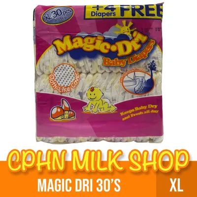 Magic Dri 30s (Variations) XXL | XL | L | M | NB-S Tape Baby Diaper