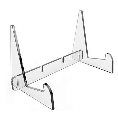 Giấc mơ Hunter Acrylic kệ sách trong suốt cuốn sách hiển thị đứng kệ 1PC trang trí nội thất nhỏ Giá vẽ đồng xu lưu niệm thẻ chủ Giá trưng bày