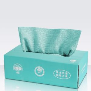 MLADEN 20pcs/box Kitchen Microfiber Cleaning Towels Reusable Absorbent Kitchen Dishcloth Pad Household Lazy Rag