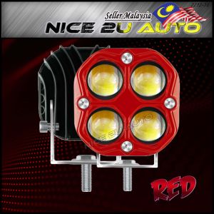 3" Square Led Work Light Bar 12-24V 12D 120W Spot Flood Combo Driving Beam 6000K 3000K for Car Offroad DRL Motorcycle Accessories