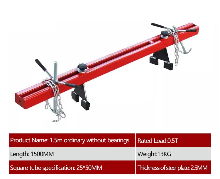 DEKES 1.5M 1.8M Engine Hanger Engine Support Bar 500kg capacity